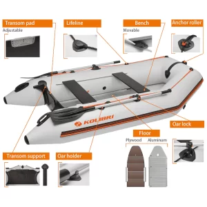 Kolibri KM-330D Inflatable Boat - Image 5