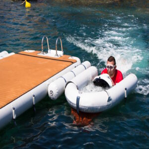 Inflatable Seabob dock