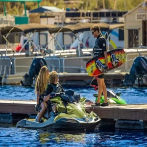 JET SKI ULTRA 310LX on the water